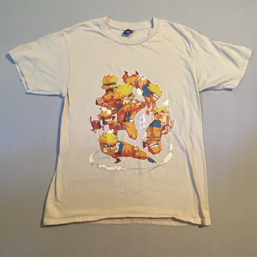 Rare Naruto T-Shirt M Anime Japanese Void Brand Check Measurements